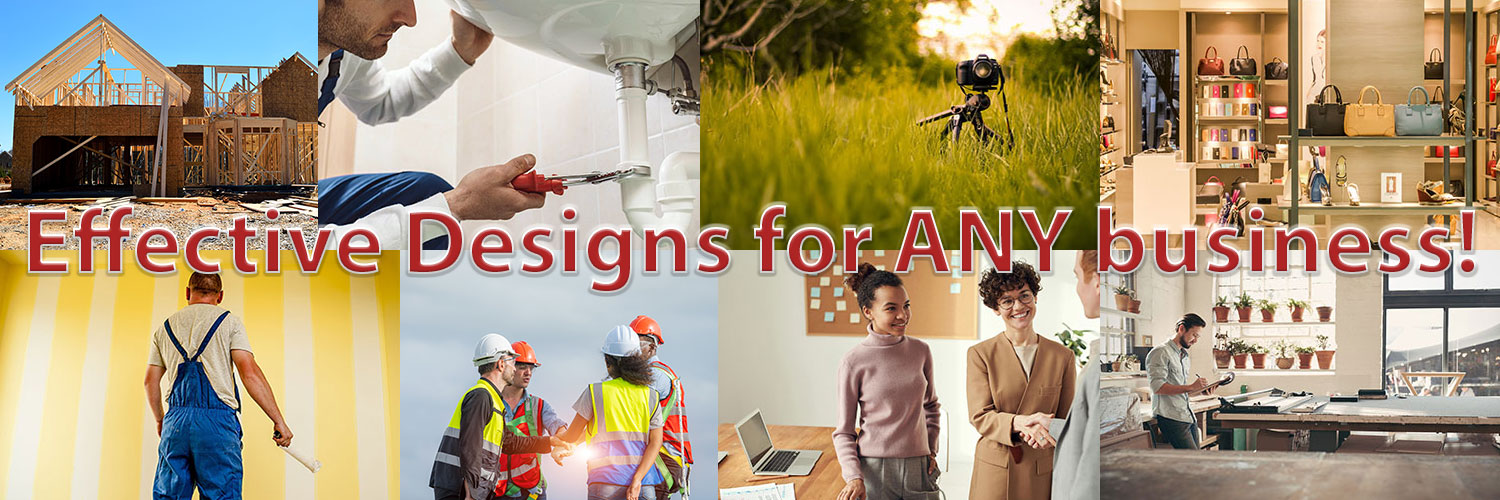 We will build an effective website for any kind of business!